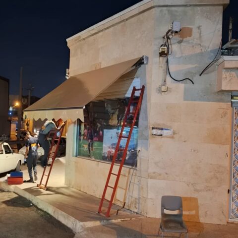 سایبان برقی ضد UV برای محافظت پوست و مبلمان