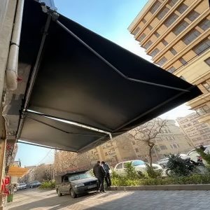 سایبان برقی کم جا برای فضاهای کوچک