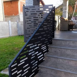 نرده سی ان سی مدرن مینیمال