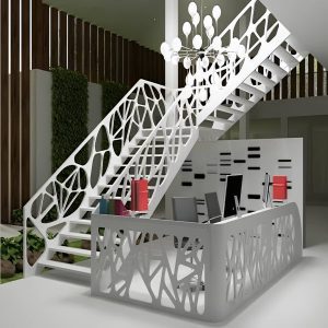 نرده سی ان سی حیاط مقاوم