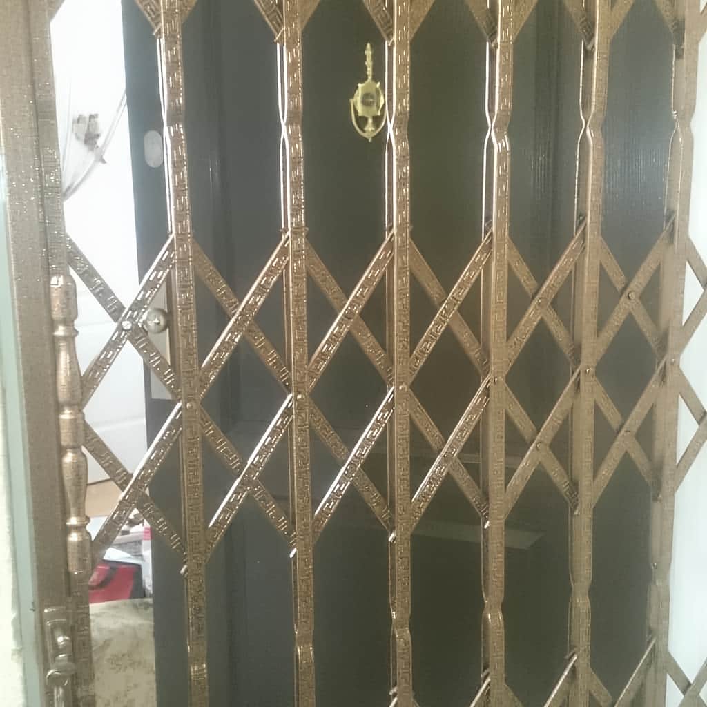ساخت حفاظ آکاردئونی آهنی سه لوزی برای دهانه خاص