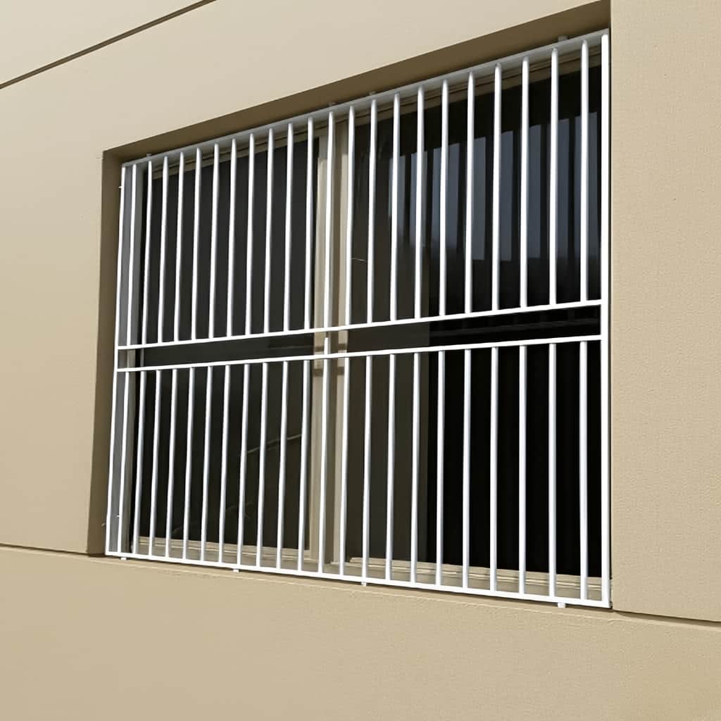 تولید حفاظ پنجره ساده خطی با جوشکاری تمیز و کلاف دقیق