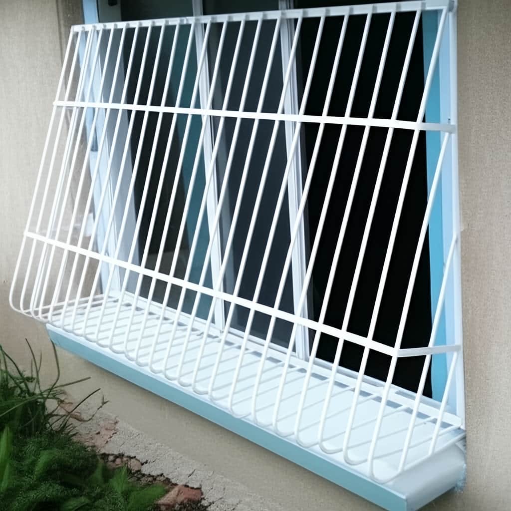 حفاظ پنجره جای گلدان دار برای پروژه نمای سبز