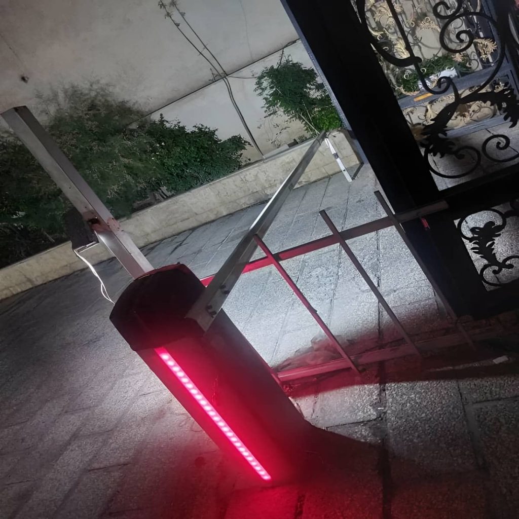 نصب راهبند LED دار با فتوسل و فلاشر ایمنی