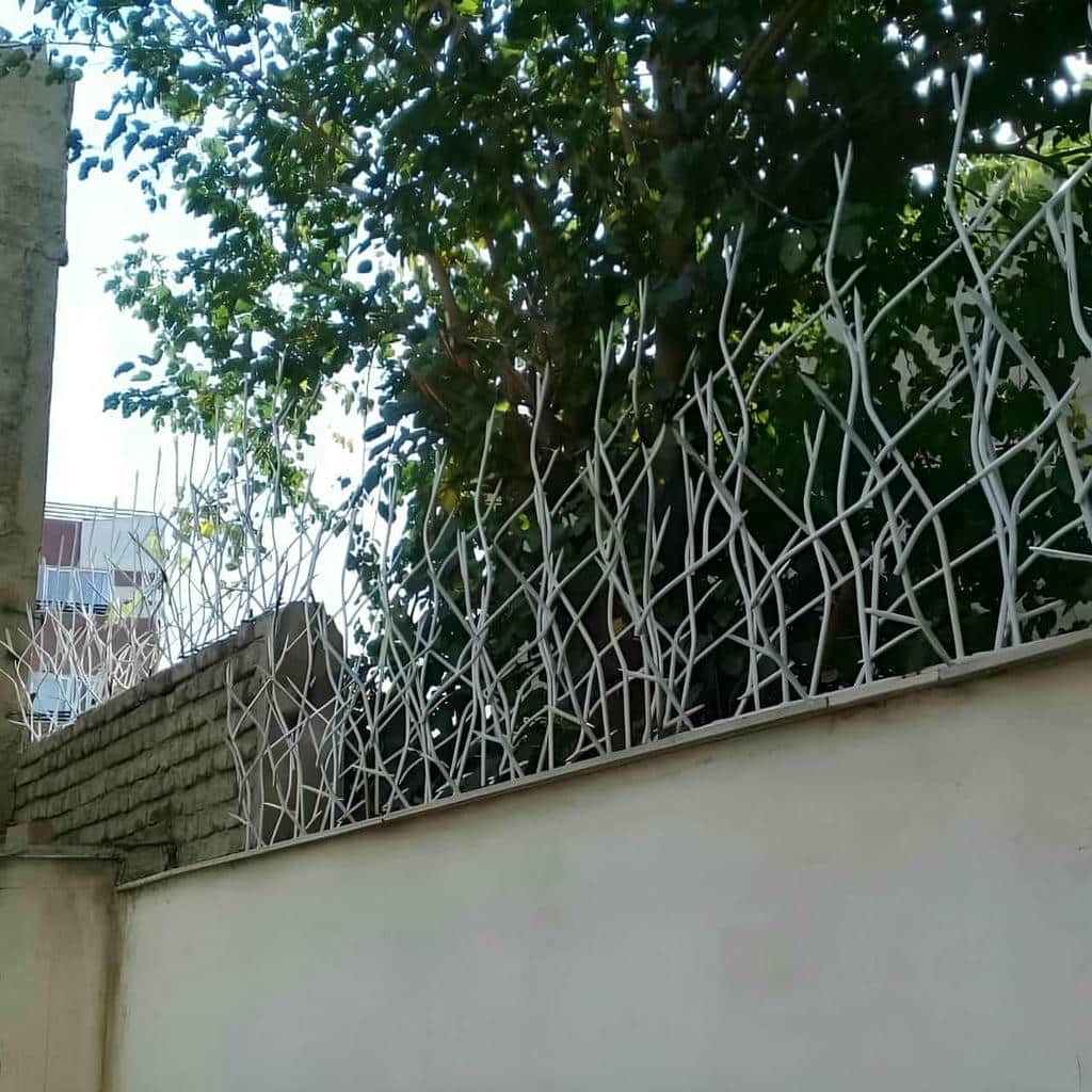 11 مدل حفاظ دیوار شاخ گوزنی میلگرد خمکاری