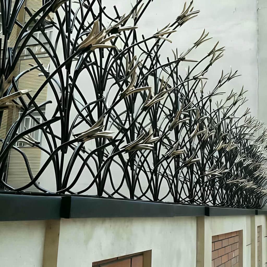 اجرای حفاظ دیوار رنگ کوره ای با پوشش ضدزنگ مقاوم