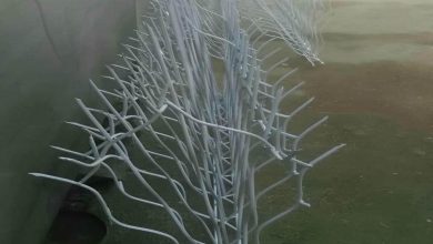 13 نمونه حفاظ دیوار پرتراکم خمکاری شده
