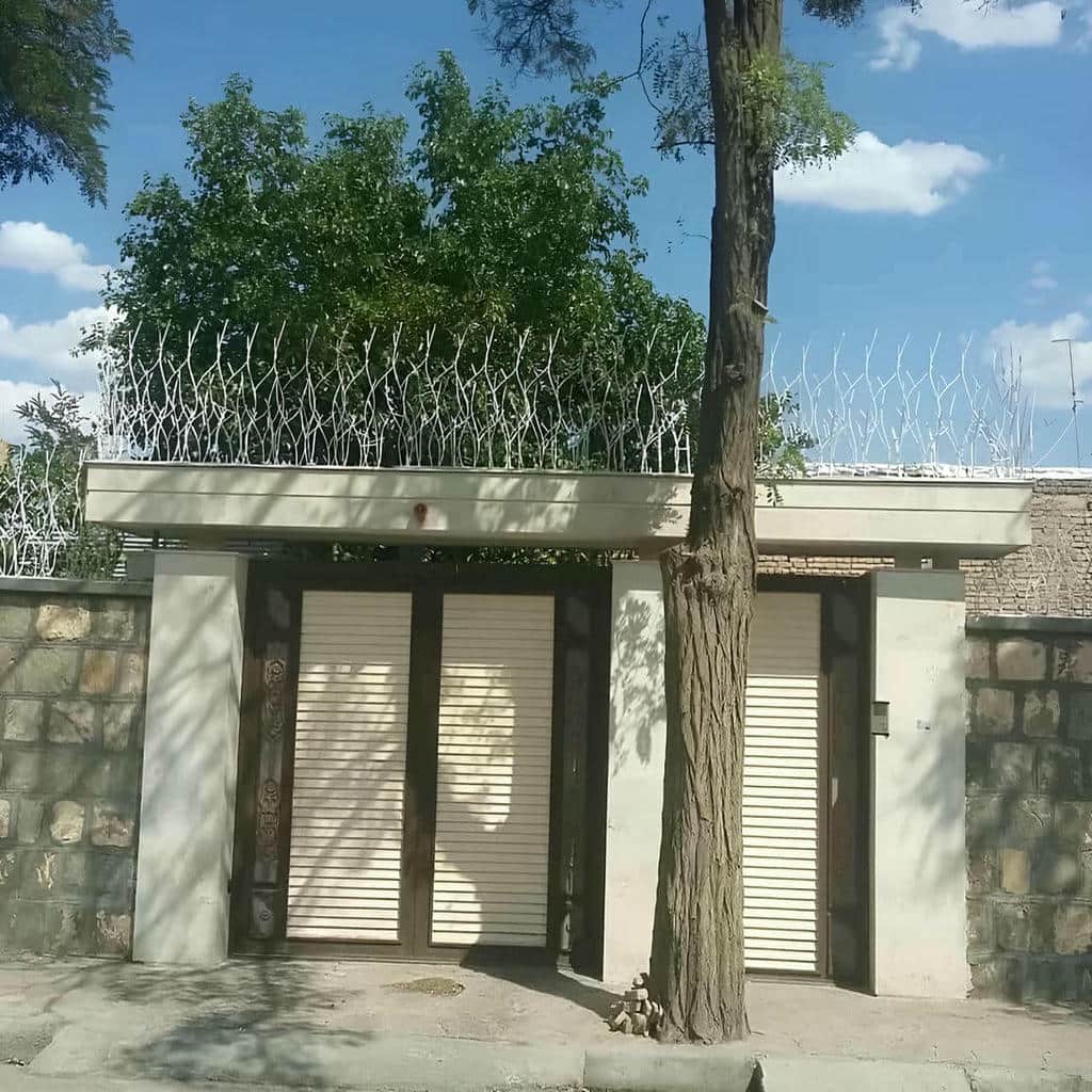تولید حفاظ دیوار آهنی رنگ کوره با جوشکاری دقیق