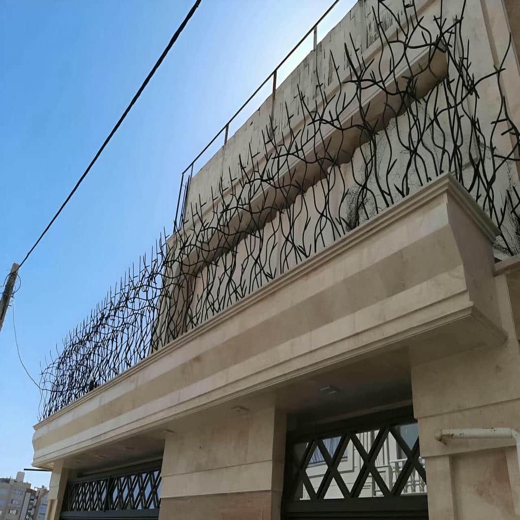 خرید حفاظ دیوار آهنی رنگ کوره با متریال مقاوم و ظاهر منظم