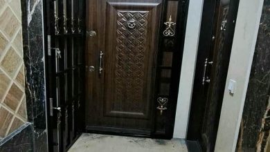 7 نمونه حفاظ پشت درب آپارتمان ریلی