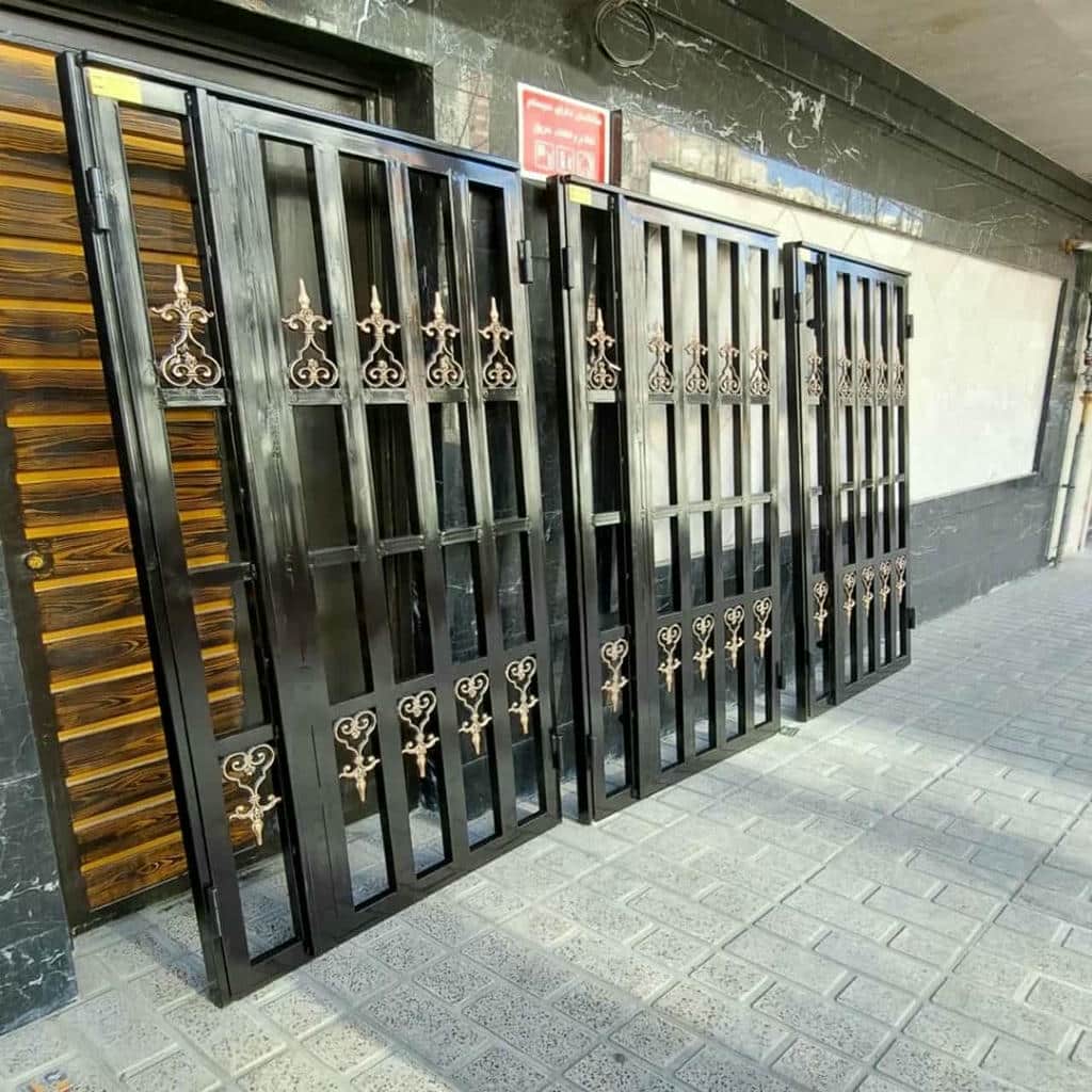14 طرح حفاظ درب ضد سرقت فلزی
