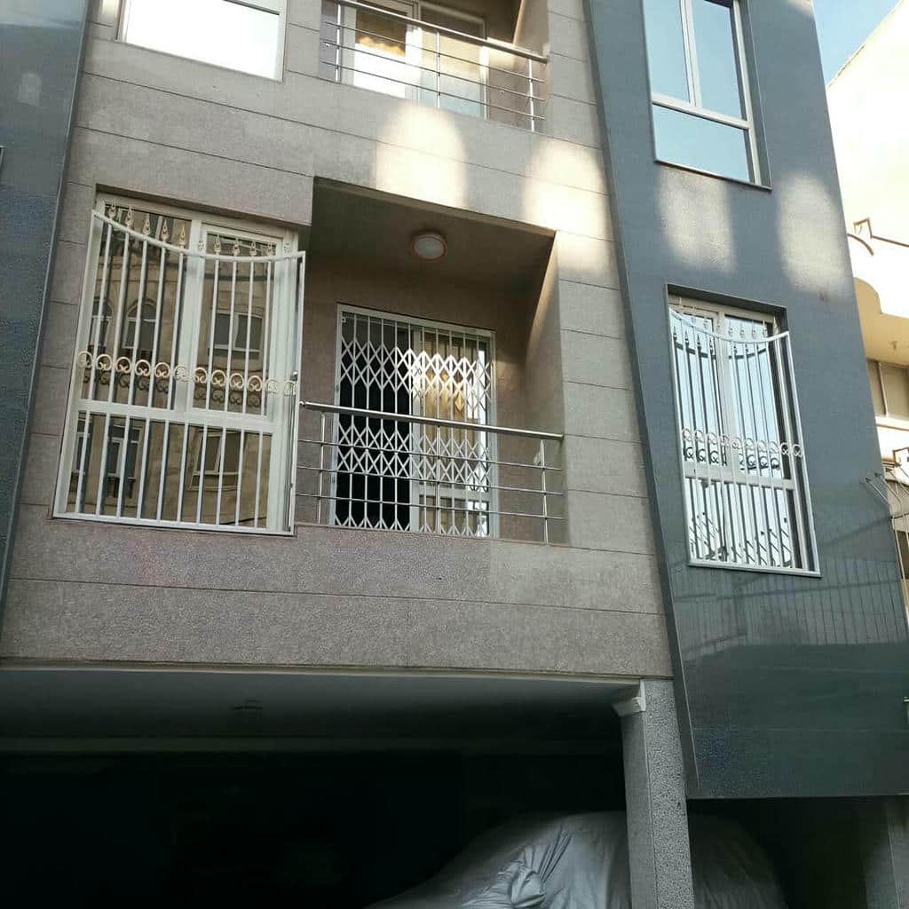 حفاظ پنجره قوسی کتیبه دار برای پروژه پنجره هلالی