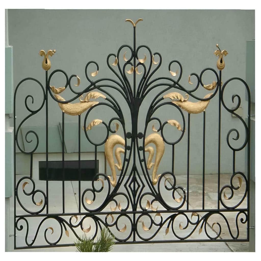 نرده پنجره فلزی شاسی دار برای پروژه قاب ضعیف