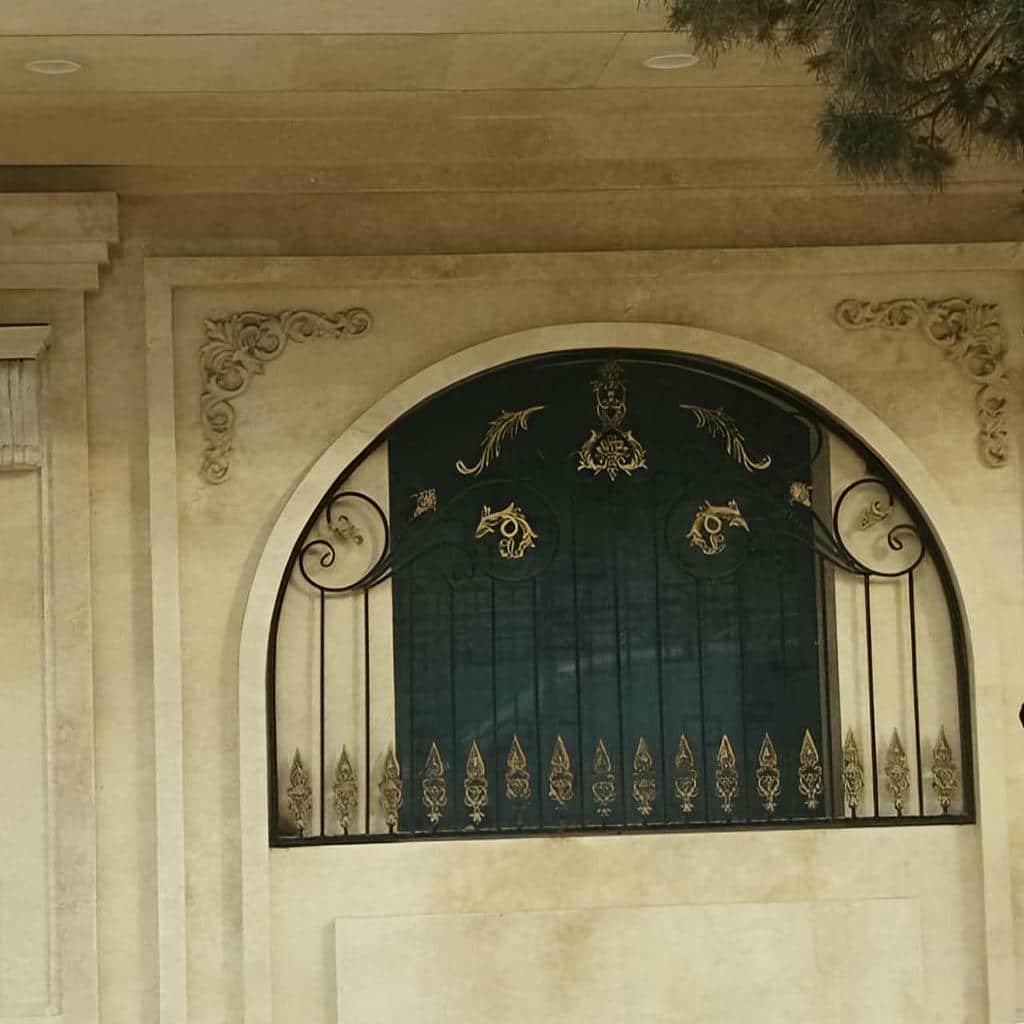 حفاظ پنجره شیک قاب دار برای پروژه نمای مرتب