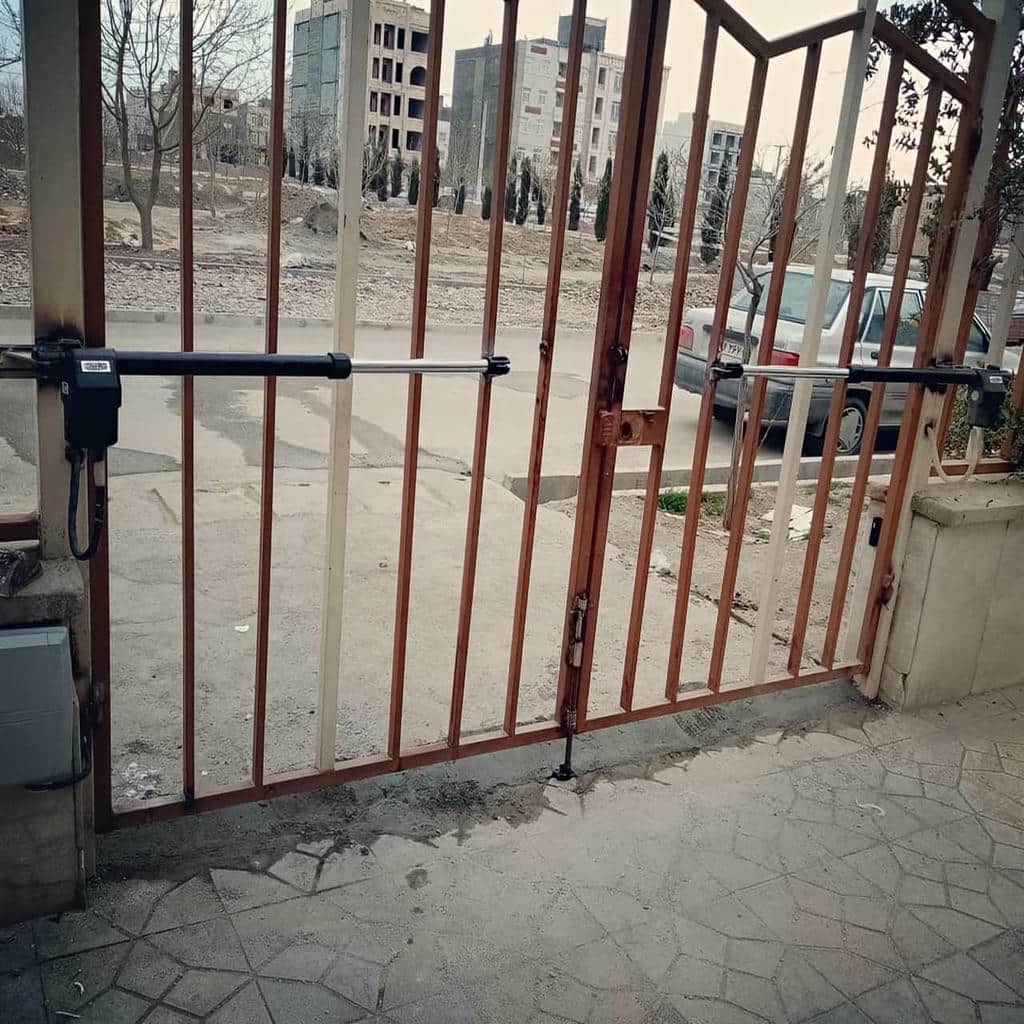 نصب جک پارکینگی کم تردد ویلایی روی درب بازویی یا ریلی