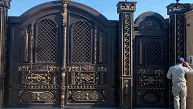 8 مدل درب ویلایی فلزی ورودی باغ