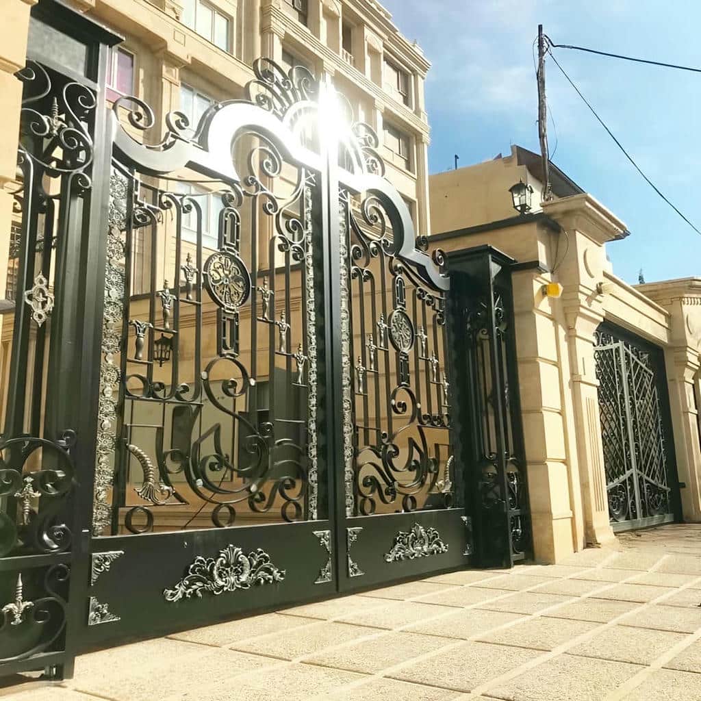 13 طرح درب حیاط برش لیزری هندسی