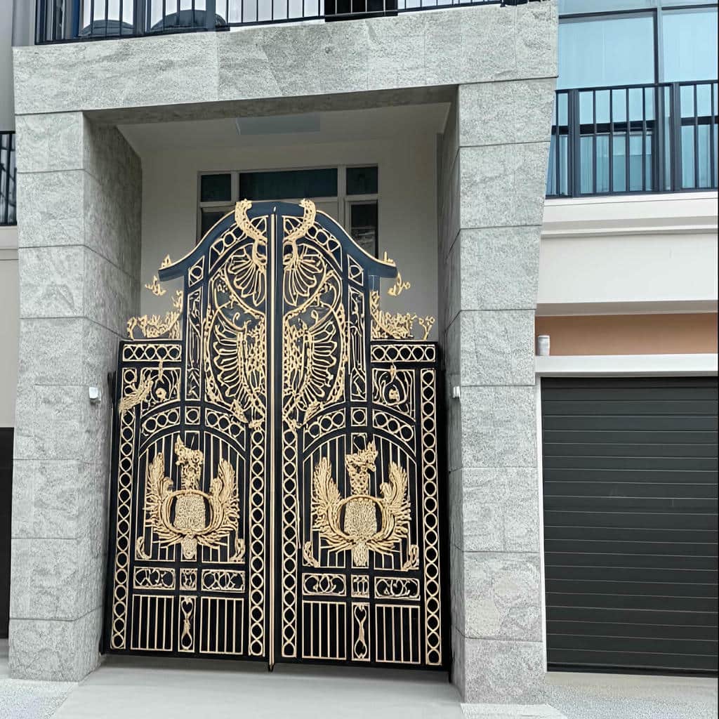 نصب درب حیاط