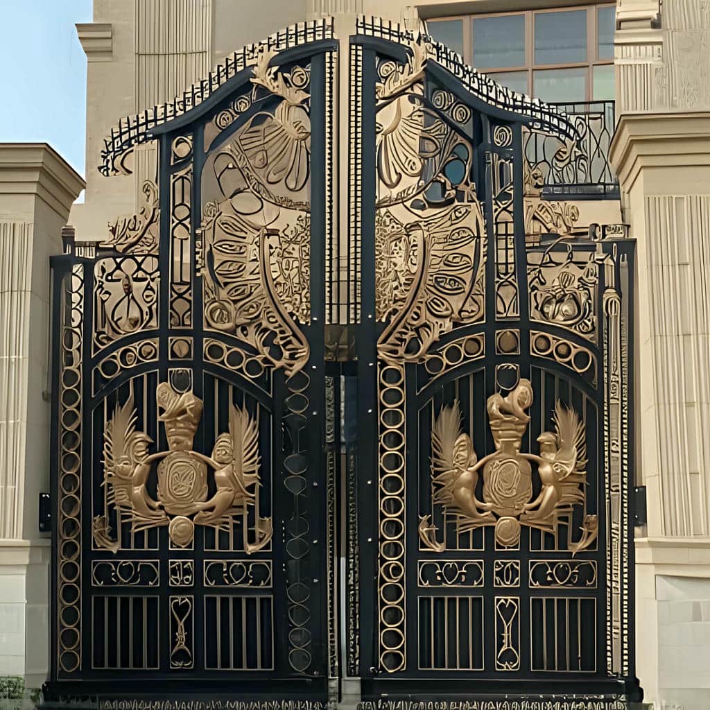سفارش درب حیاط بزرگ پارکینگ با جک پارکینگی
