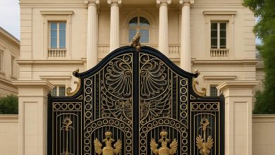 7 مدل درب حیاط شاسی سنگین