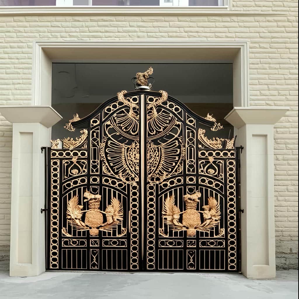 قیمت درب پارکینگ آهنی ریلی وابسته به متریال و شرایط نصب