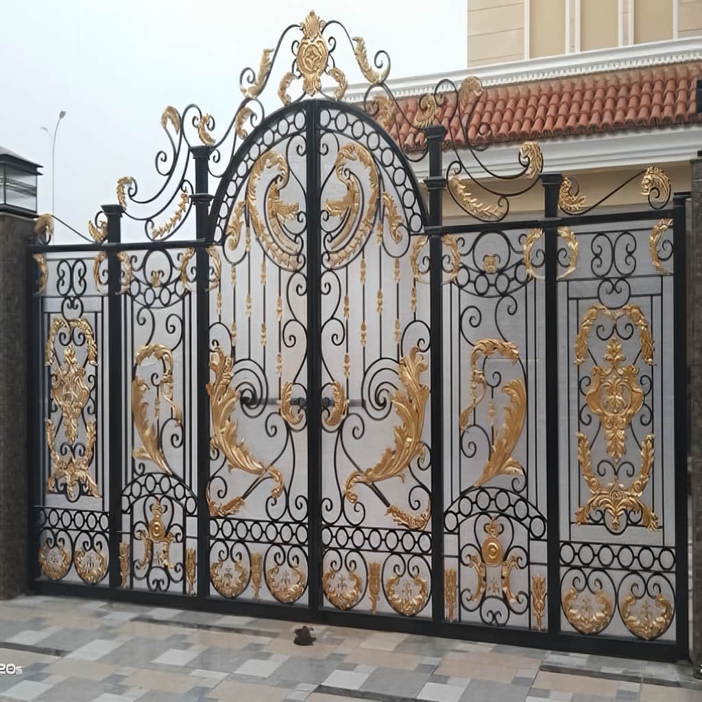 14 مدل درب پارکینگ شاسی فلزی تقویت شده