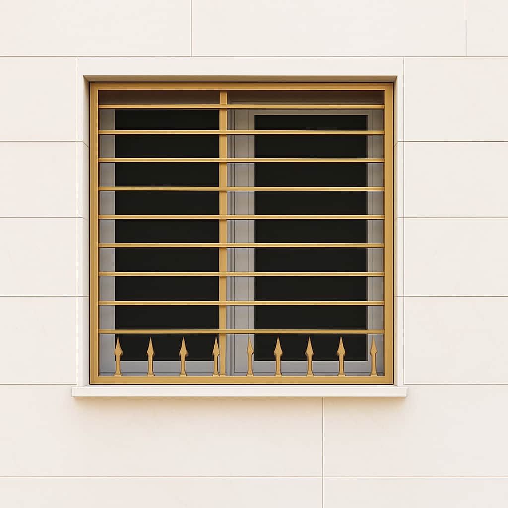 حفاظ پنجره ثابت با طراحی فرفورژه
