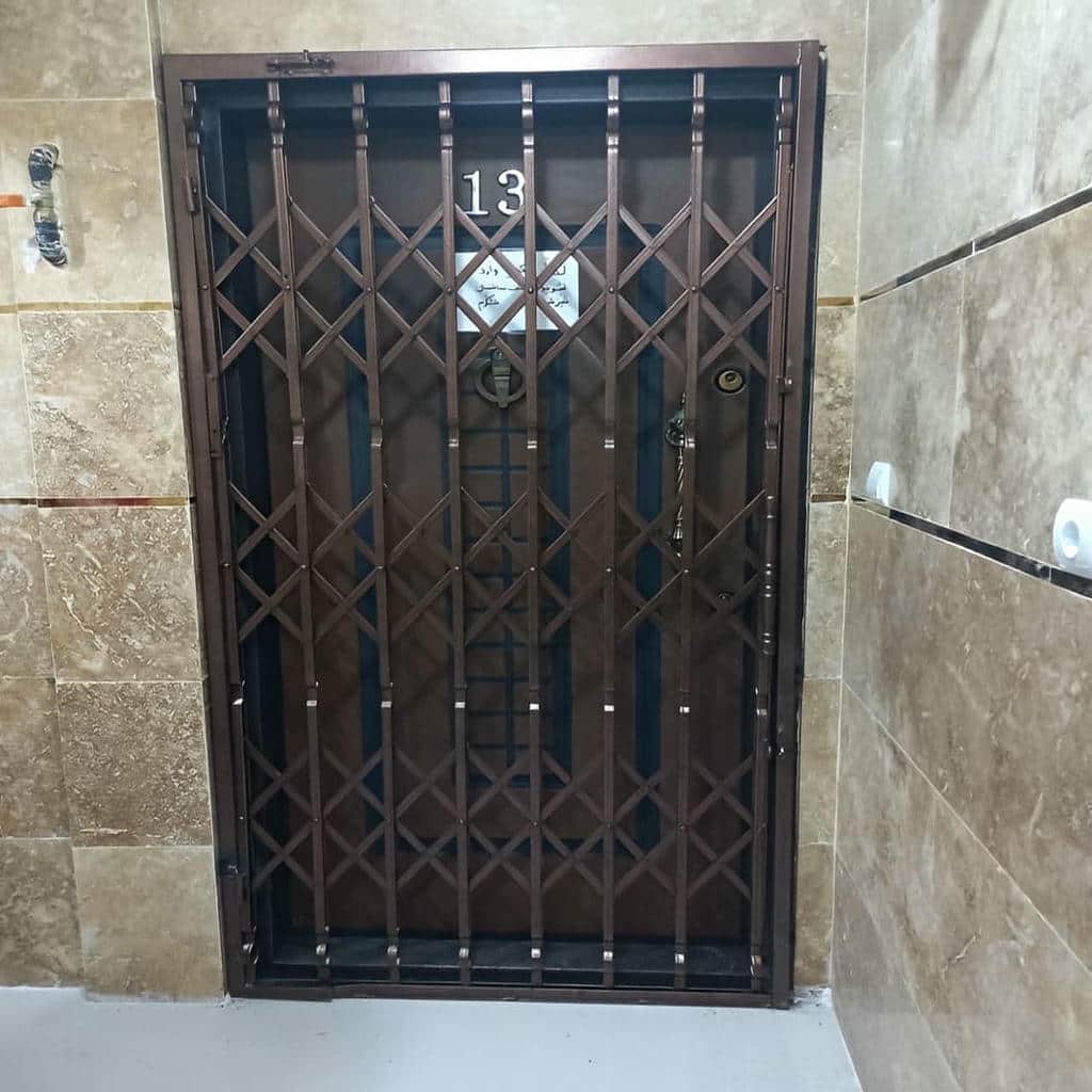 نرده آکاردئونی قطعات با دوام