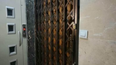 حفاظ آکاردئونی ساختار کشویی فلزی