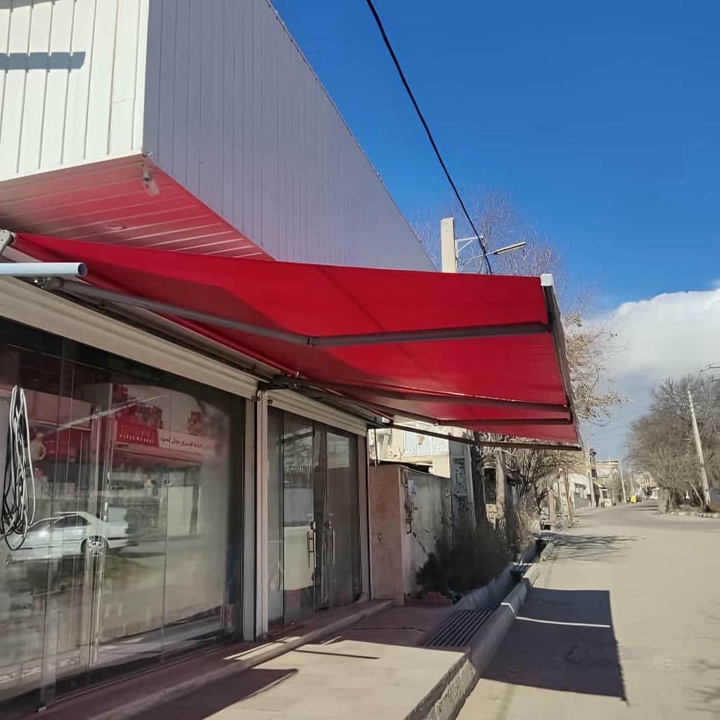 سایبان پارکینگ با پوشش مقاوم بیرونی