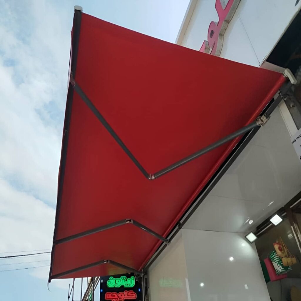 سایبان پارکینگ تاشو با طراحی متحرک