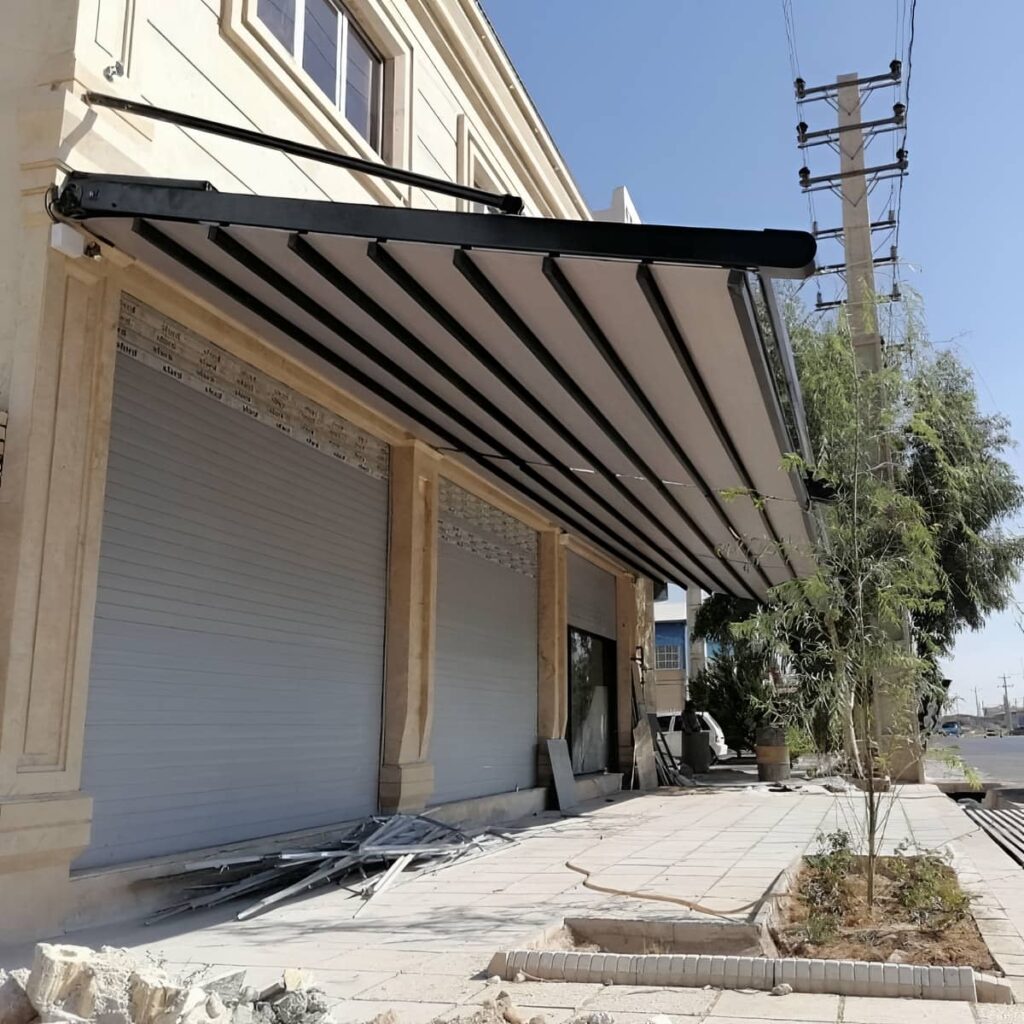 سقف متحرک پارچه ای اتوماتیک سقف متحرک پارچه ای اتوماتیک