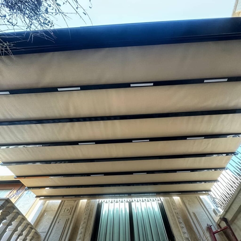 سایبان ضد آب با پوشش مقاوم