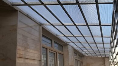 هندریل راه پله فلزی مدرن