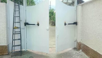 جک درب حیاط بازویی برای ورودی خودرو