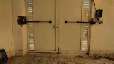 جک پارکینگ ایرانی بازویی برای ورودی ساختمان