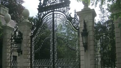 درب شهرکی فلزی مقاوم برای مناطق بارانی