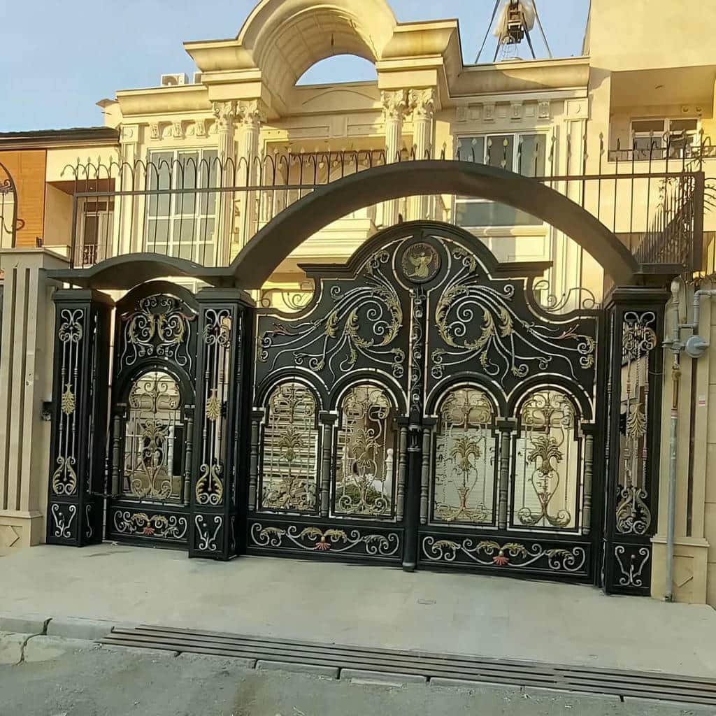 درب خانه آهنی با پوشش ضد باران