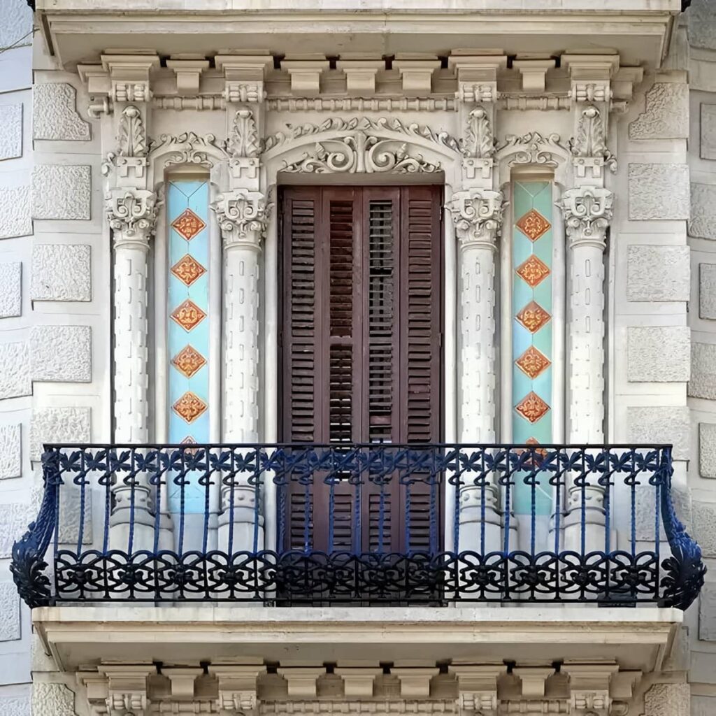 نرده راه پله طراحی ساده