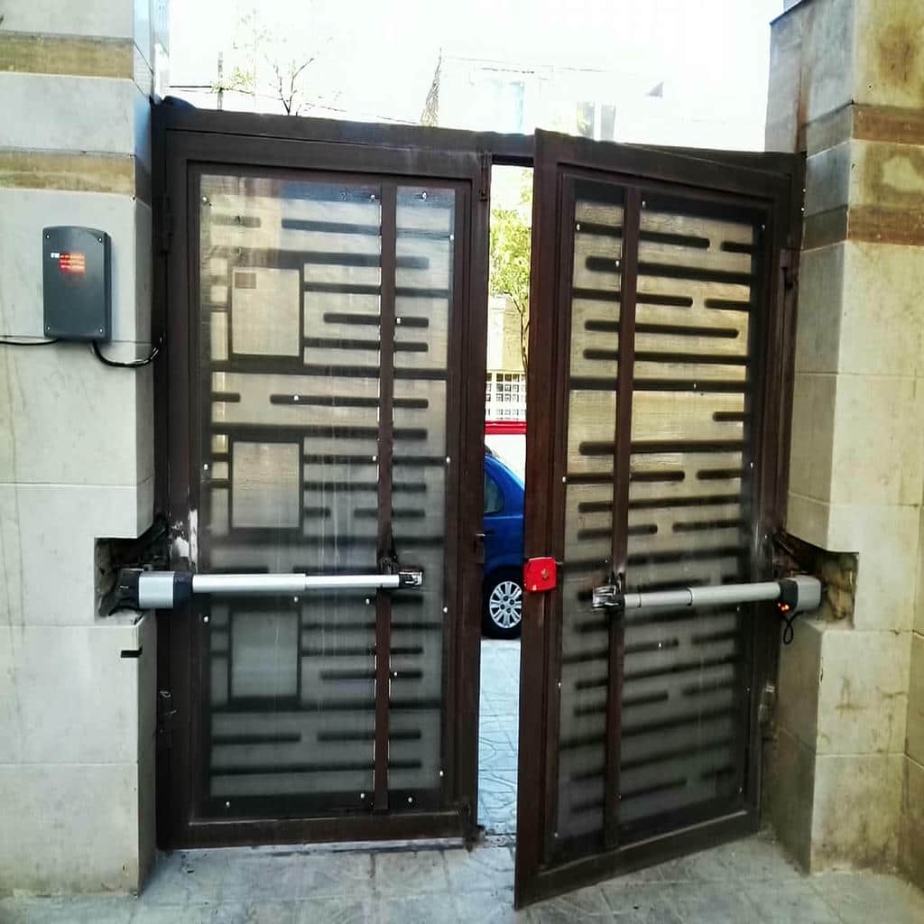 جک درب پارکینگ بجنورد بازویی مشکی