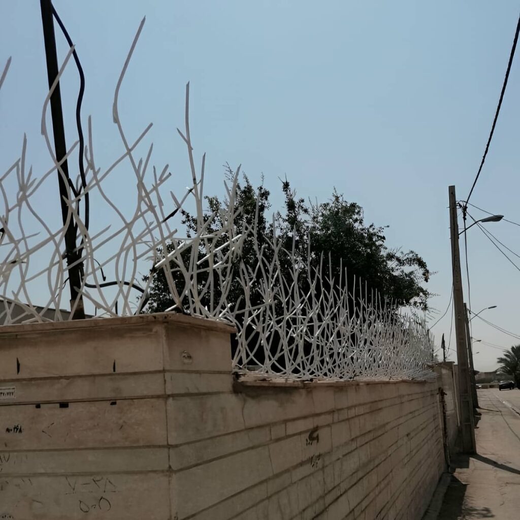 حفاظ دیوار استان خراسان رضوی مدل شاخ گوزنی فلزی