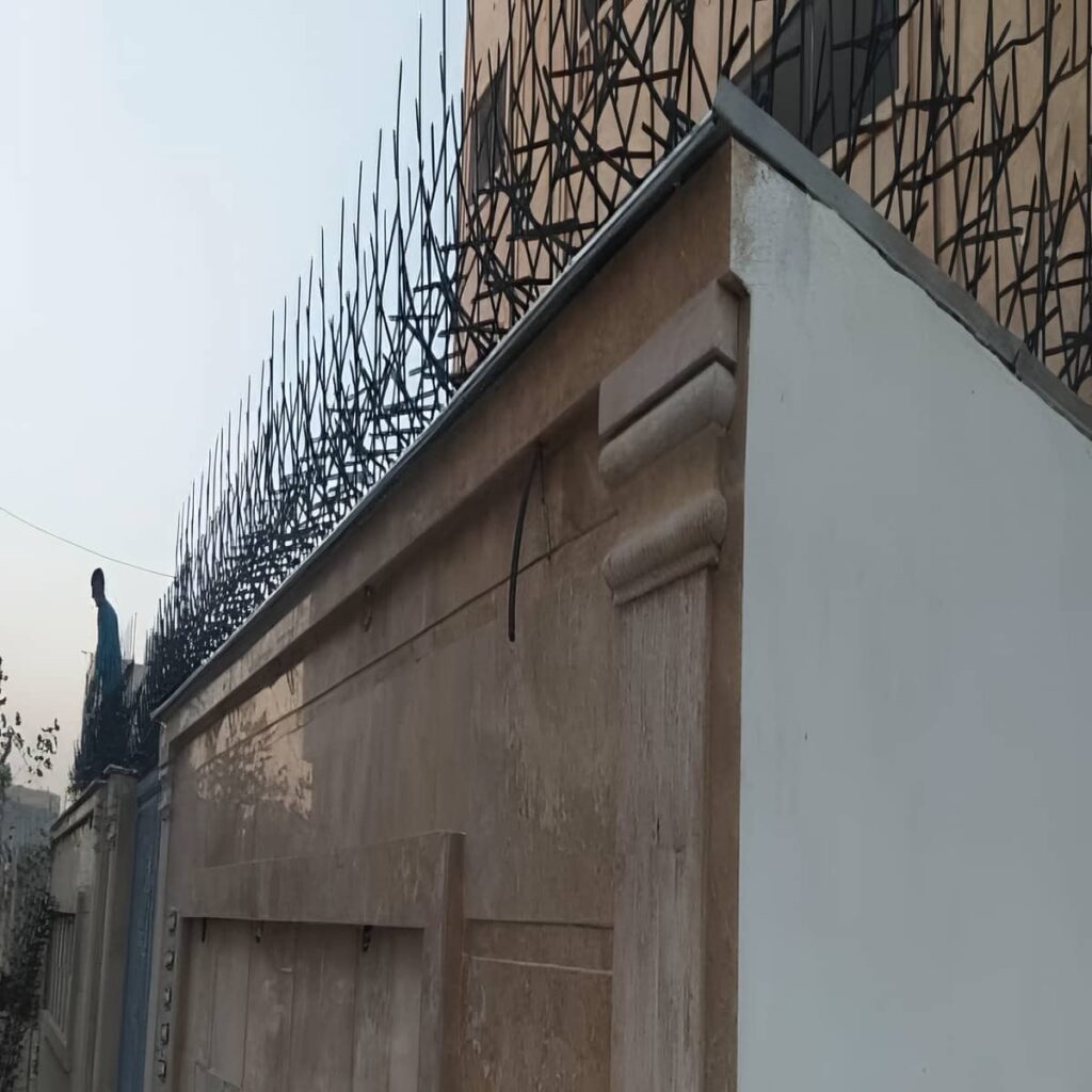 حفاظ دیوار ساختمان مسکونی