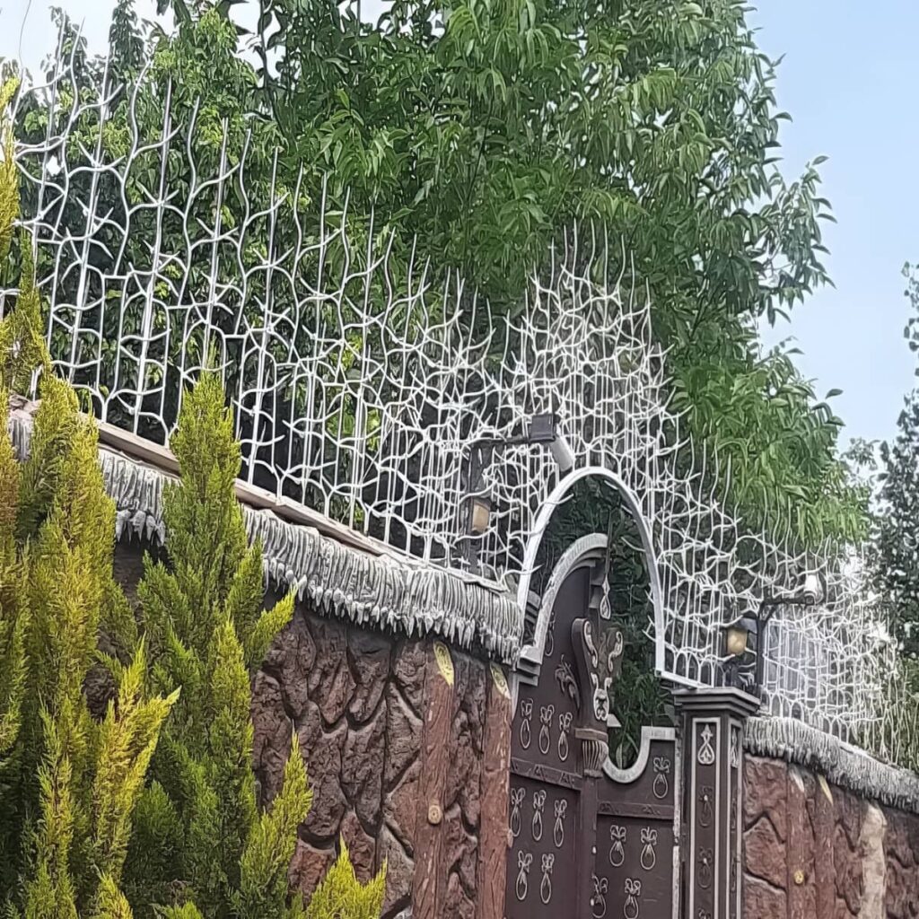 حفاظ دیوار سرنیزه ای ساری نمای نزدیک
