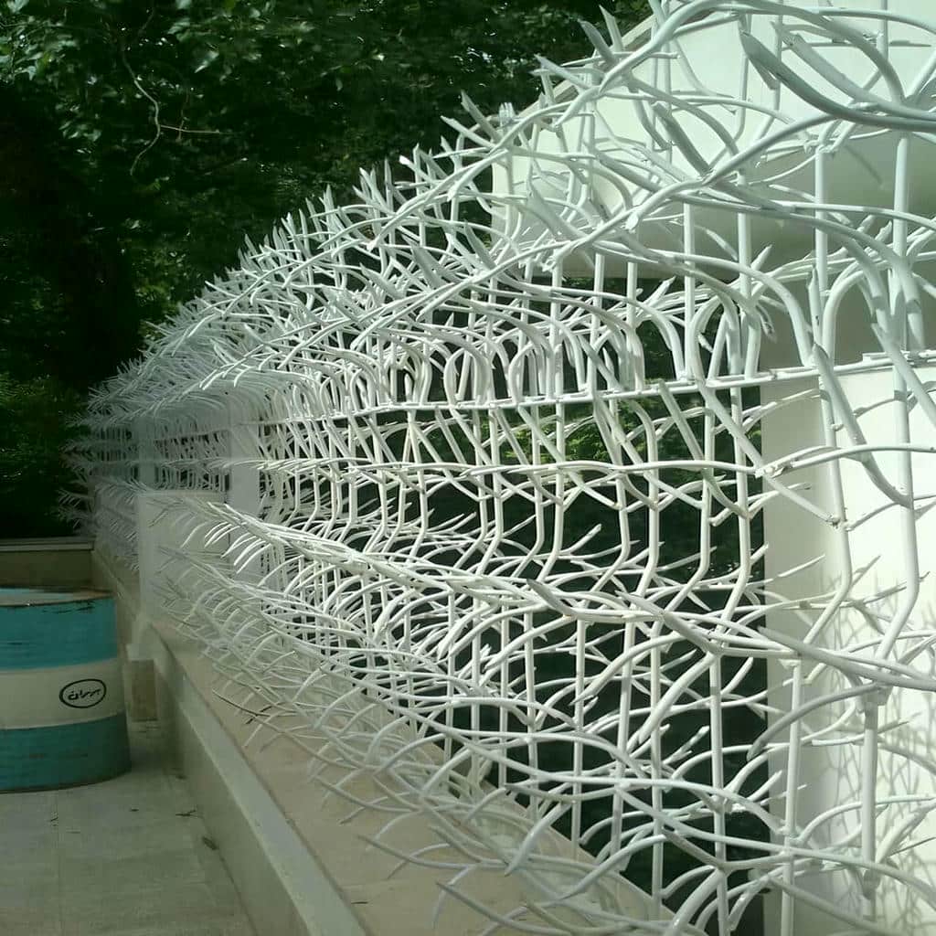 حفاظ دیوار شاخ گوزنی در تبریز نمای ساختمان
