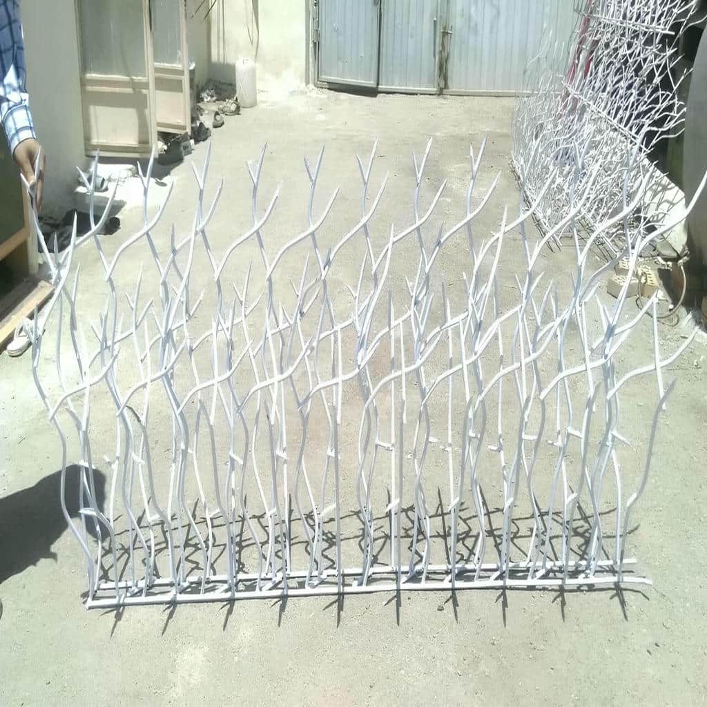حفاظ دیوار فلزی ساری با فرم شاخ گوزنی