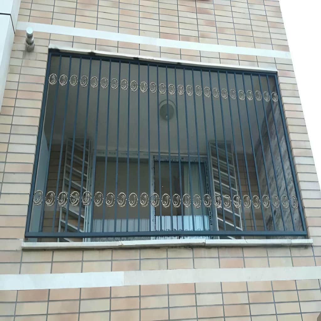 حفاظ پنجره فلزی سفید استان خوزستان