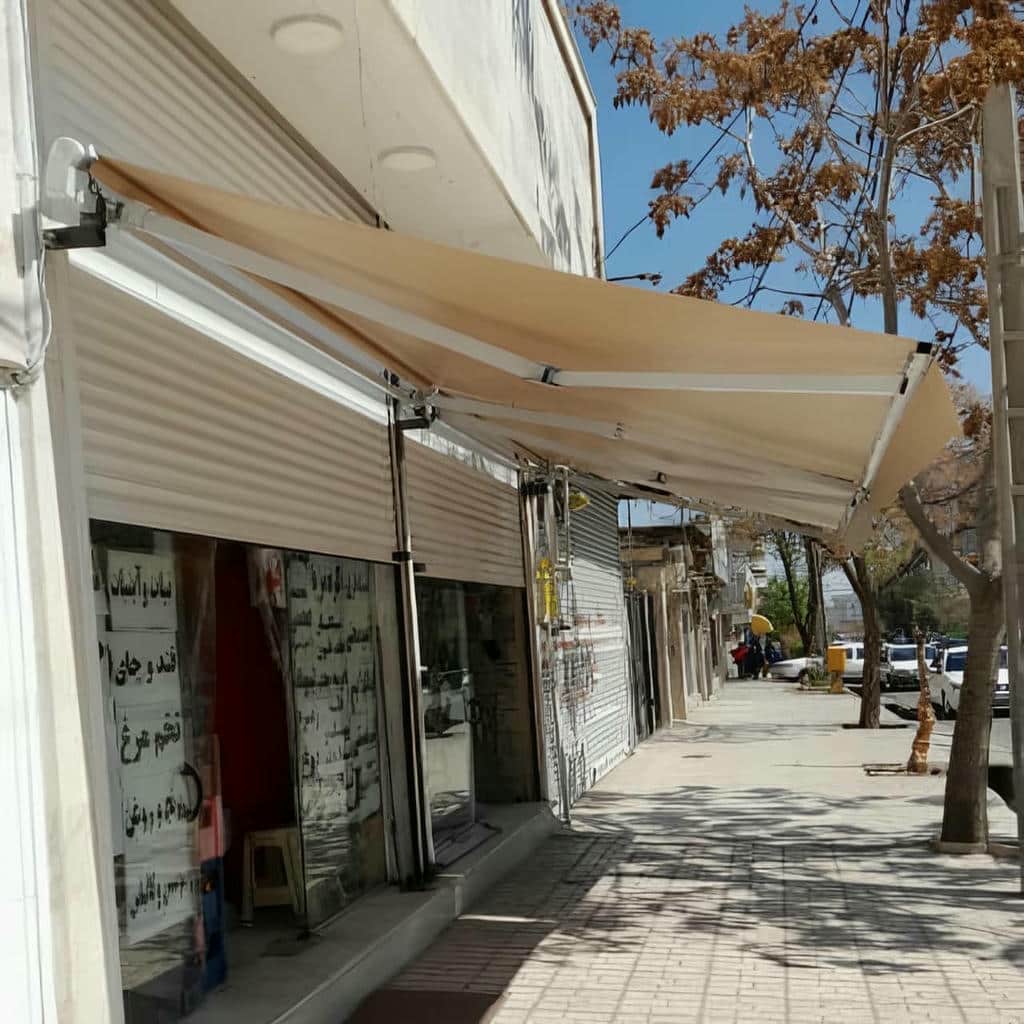 سایبان برقی سفید استان اردبیل