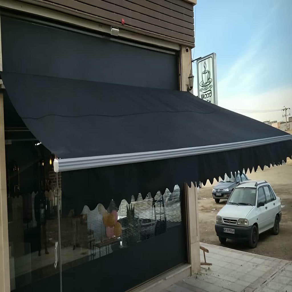 سایبان متحرک نمای ساختمان