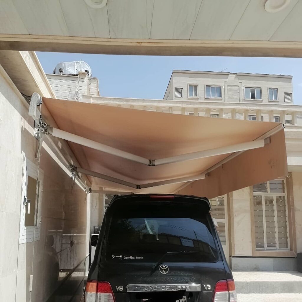 سایه بان اتوماتیک ریموت دار برای حیاط