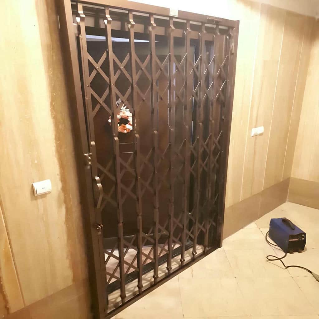 محافظ آکاردئونی فلزی ورودی
